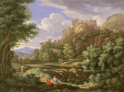 Classical Landscape, 1717 by Bernard Lens